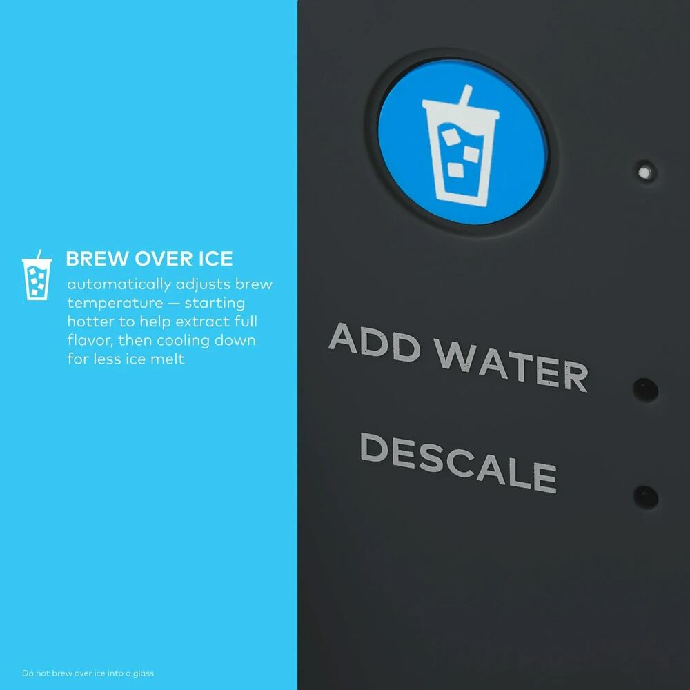 K-Iced Essentials Single-Serve Coffee Maker – Iced & Hot K-Cup Pods, Black - Picture 7 of 10